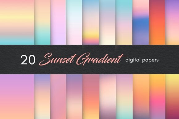 20 Sunset Gradients Digital Paper: Creative Uses and Practical Insights