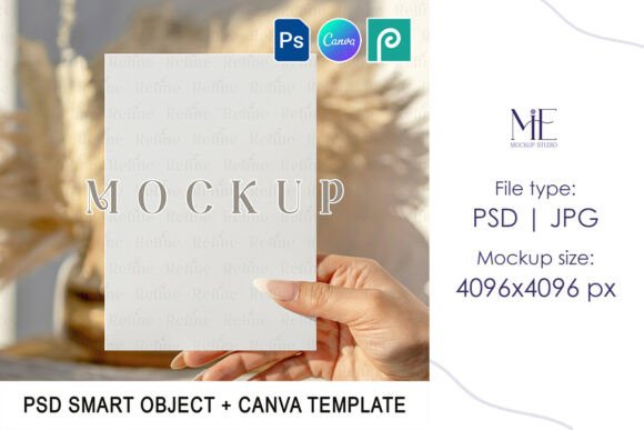 5x7 Invitation Card Mockup PSD Canva – A Versatile Tool for Designers and Event Planners
