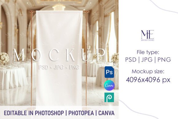 Enhance Your Wedding Design Projects with Hanging Wedding Welcome Sign PNG Mockups