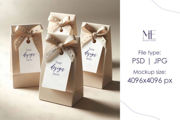 Gift Tag Mockup, Thank You Tag Mock-ups