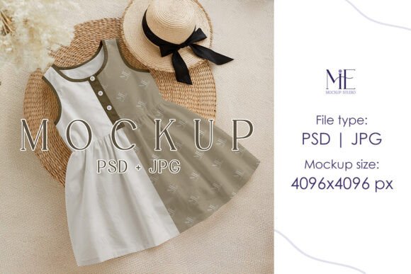 Girl Dress Mockup, All-over Print Dress: A Practical Guide for Creative Professionals
