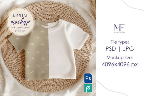 Kids T-Shirt Mockup PSD, All-over Print: A Creative Tool for Designers and Businesses