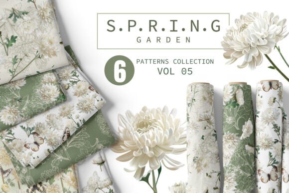 Why the Lovely Spring Patterns Set Vol. 05 is a Must-Have for Creative Projects This Season